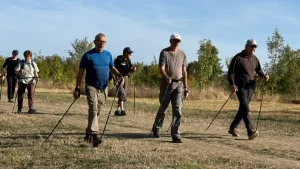 Le groupe sur le circuit des Argoulets au départ